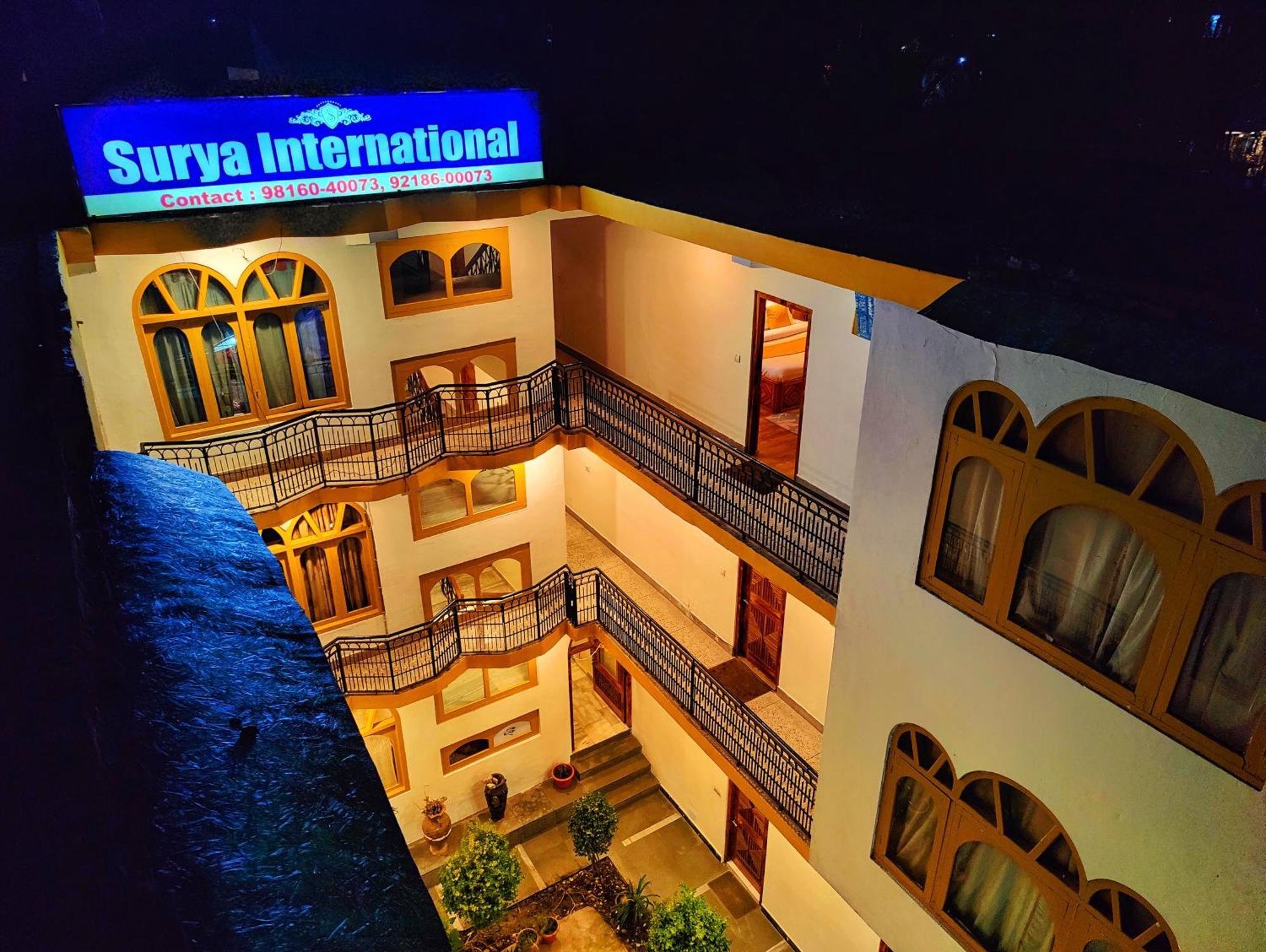Surya International Hotel Manali Near Mall Road Dış mekan fotoğraf